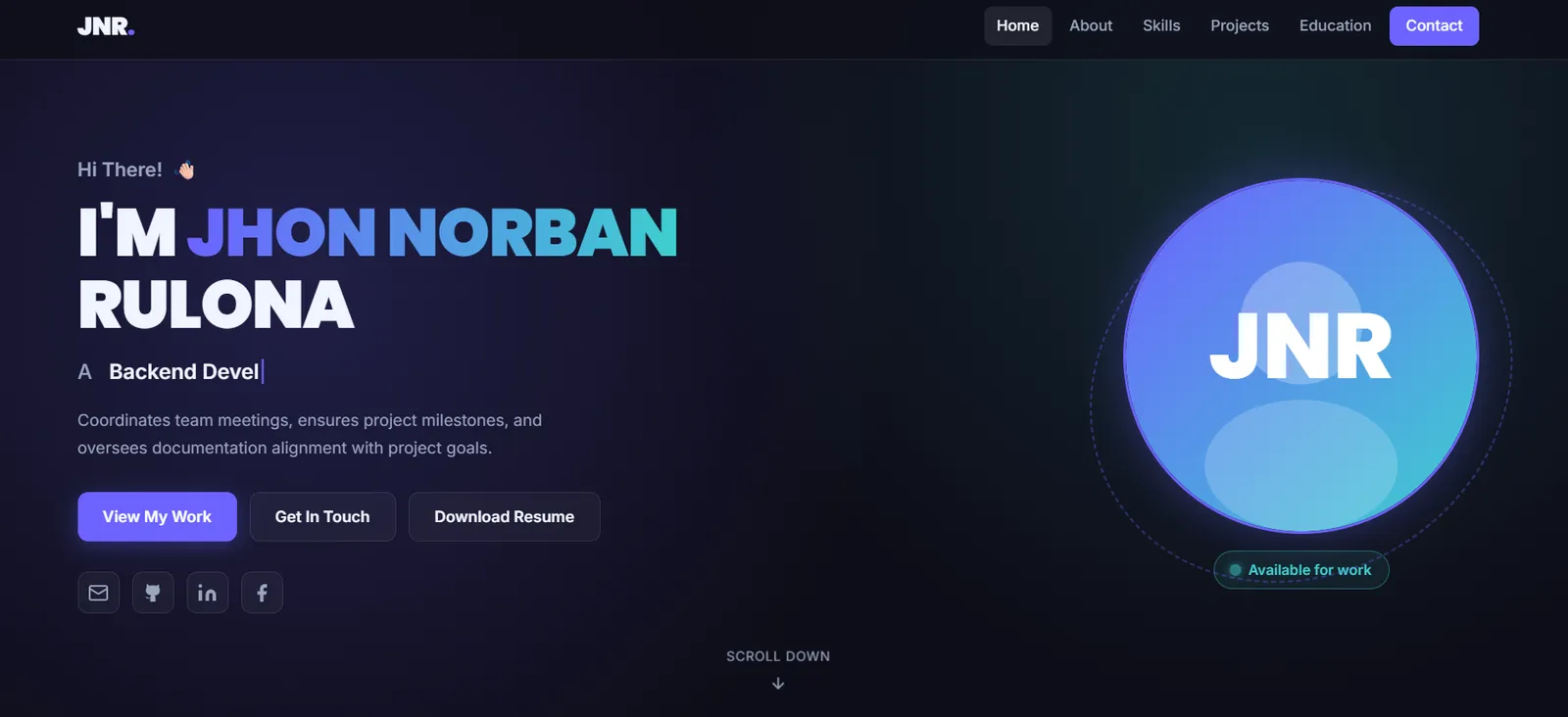 https://rulona-portfolio.vercel.app/ portfolio website screenshot by rulonajhon