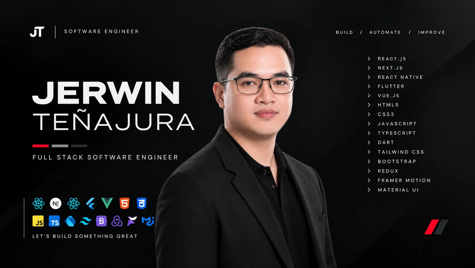 Jerwin Teñajura portfolio screenshot