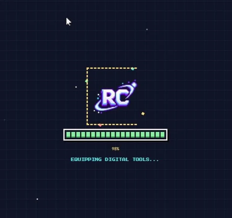 RC Pixels portfolio website screenshot by Raphael
