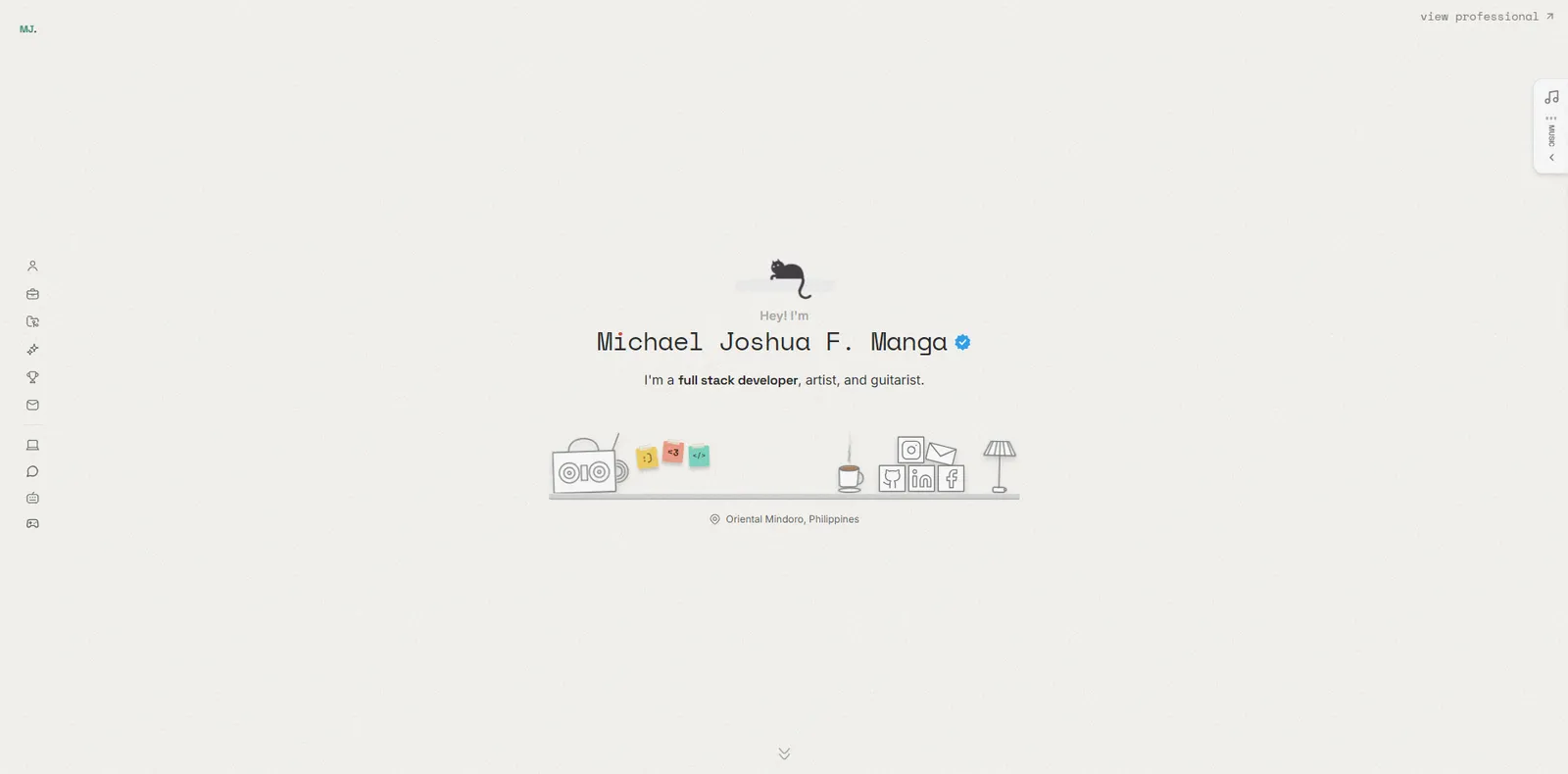 Emjeeeeiy portfolio website screenshot by emji_17_30751
